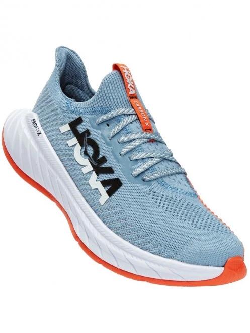 Hoka CARBON X 3 férfi futócipő világoskék színben 2