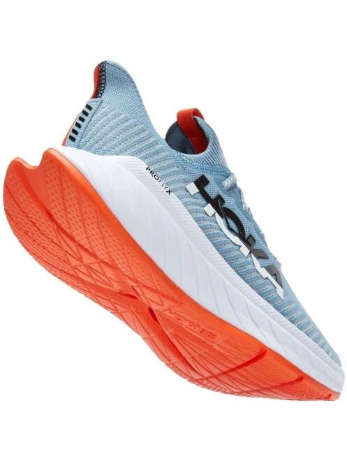 Hoka CARBON X 3 férfi futócipő világoskék színben 3