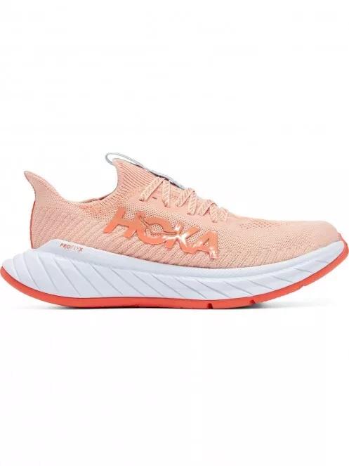 Hoka CARBON X 3 női futócipő rózsaszín színben 5