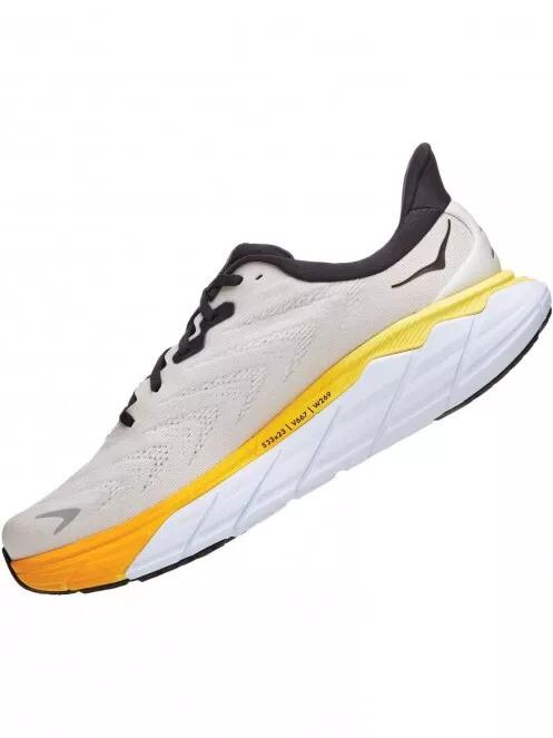 Hoka Arahi 6 férfi futócipő fehér színben 5