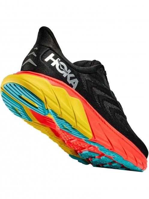Hoka M'S Arahi 6 férfi aszfalt futócipő fekete színben 4