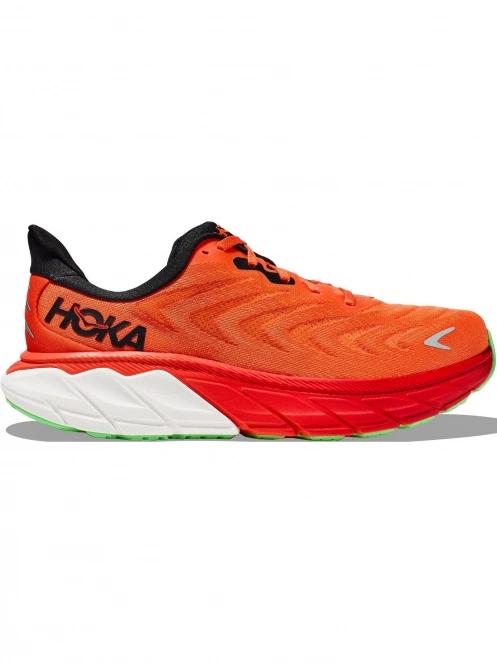 Hoka Arahi 6 férfi aszfalt futócipő piros színben 4