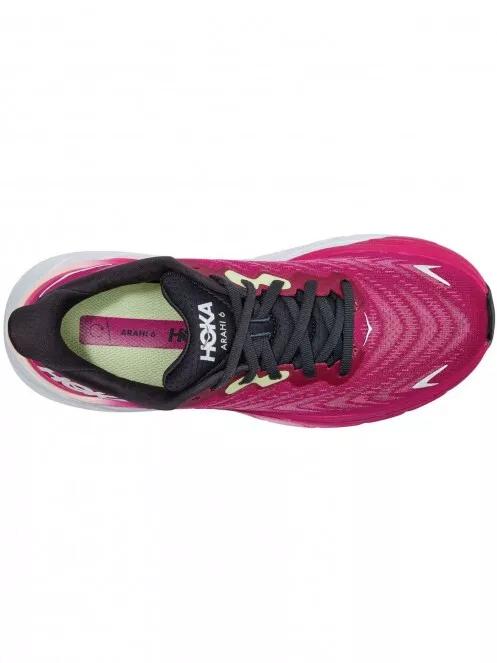 Hoka Arahi 6 női futócipő magenta színben 6