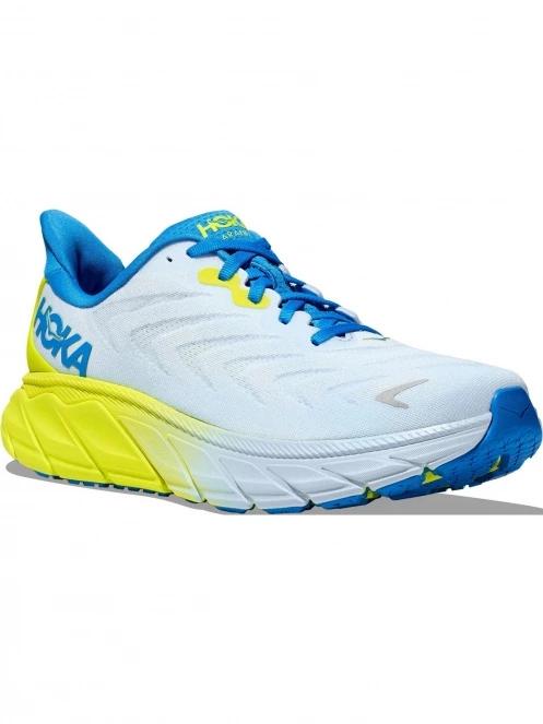 Hoka Arahi 6 Wide férfi aszfalt futócipő világoskék színben 2