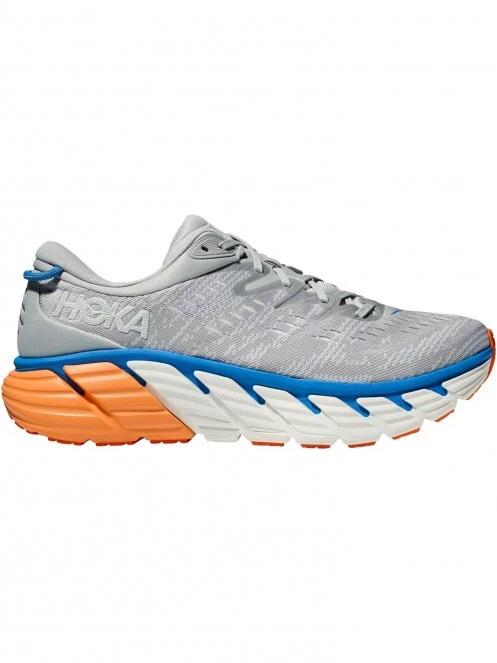 Hoka M'S Gaviota 4 férfi aszfalt futócipő szürke színben 2