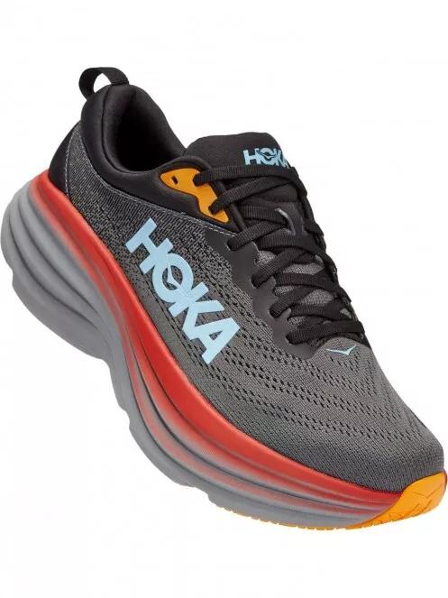 Hoka BONDI 8 férfi futócipő szürke színben 2