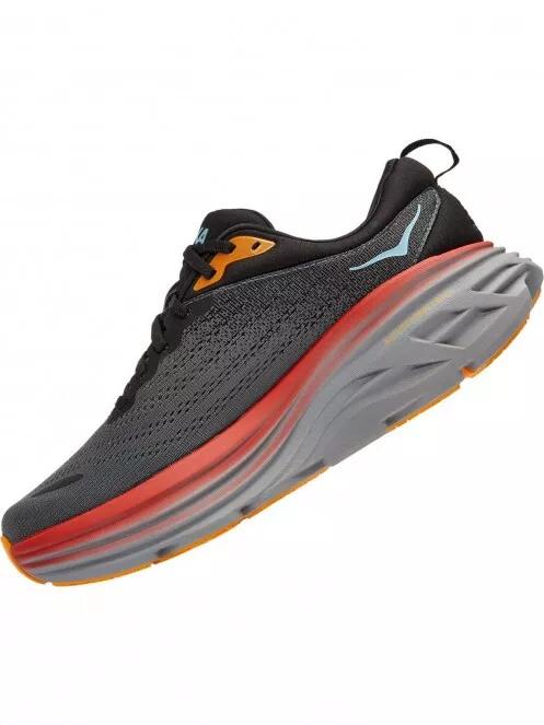Hoka BONDI 8 férfi futócipő szürke színben 5