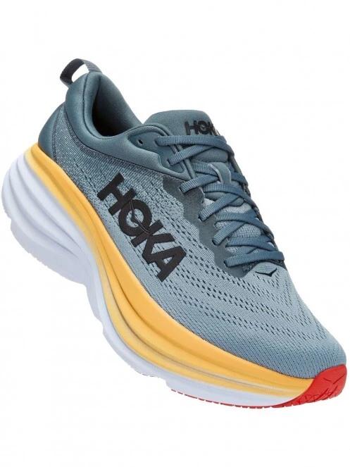 Hoka BONDI 8 férfi futócipő szürke színben 2