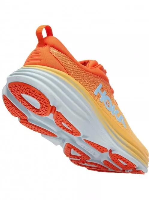 Hoka BONDI 8 férfi futócipő narancssárga színben 3