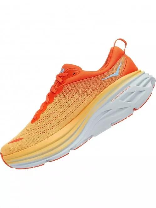Hoka BONDI 8 férfi futócipő narancssárga színben 4