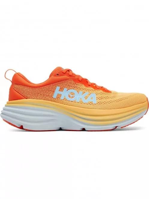 Hoka BONDI 8 férfi futócipő narancssárga színben 5