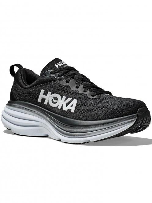 Hoka M'S Bondi 8 férfi aszfalt futócipő fekete színben 2