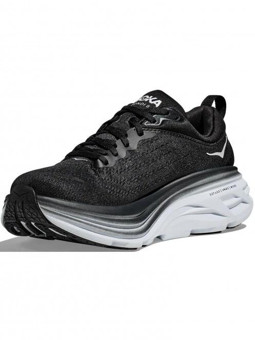 Hoka M'S Bondi 8 férfi aszfalt futócipő fekete színben 3
