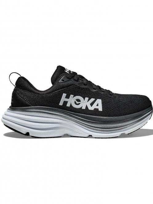 Hoka M'S Bondi 8 férfi aszfalt futócipő fekete színben 4