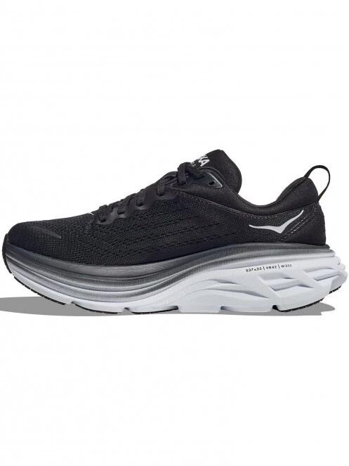 Hoka M'S Bondi 8 férfi aszfalt futócipő fekete színben 5
