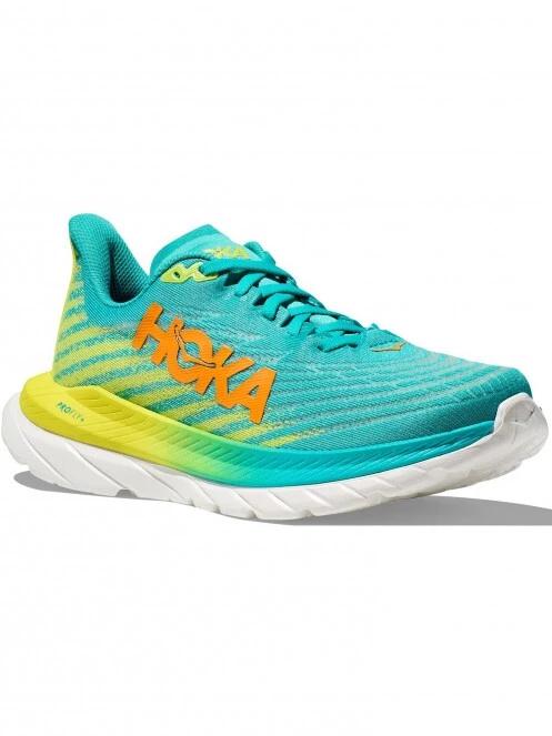 Hoka M'S Mach 5 férfi aszfalt futócipő világoskék színben 2
