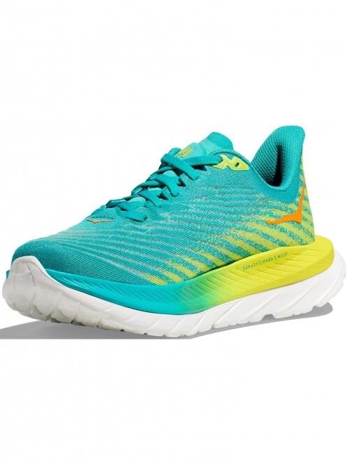 Hoka M'S Mach 5 férfi aszfalt futócipő világoskék színben 3