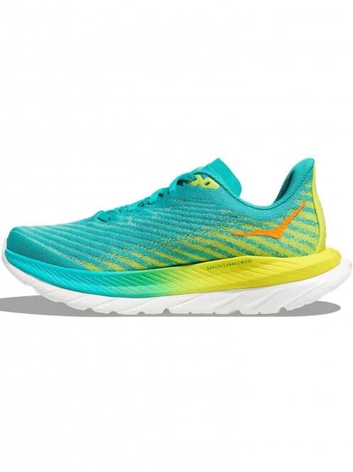 Hoka M'S Mach 5 férfi aszfalt futócipő világoskék színben 5