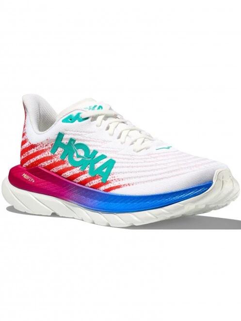 Hoka M'S Mach 5 férfi aszfalt futócipő fehér színben 2