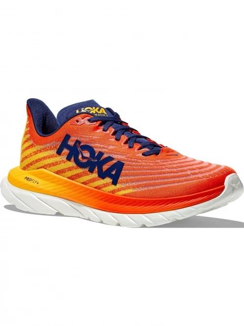 Hoka Mach 5 férfi aszfalt futócipő narancssárga színben 2