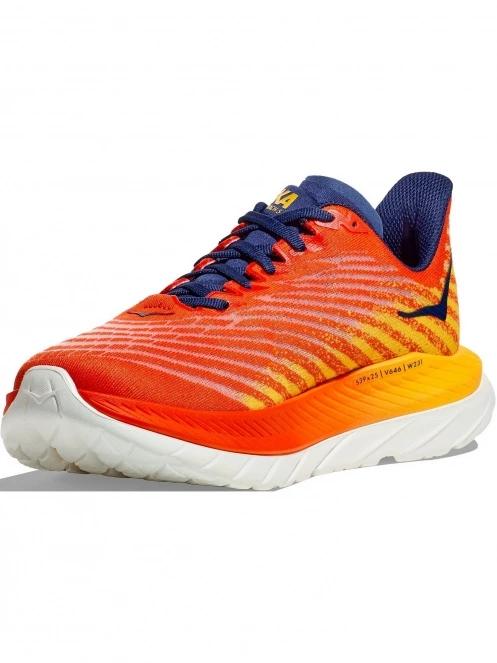 Hoka Mach 5 férfi aszfalt futócipő narancssárga színben 3