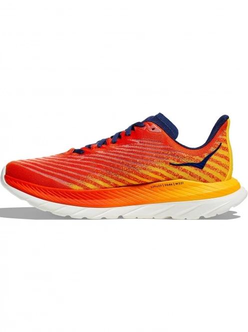 Hoka Mach 5 férfi aszfalt futócipő narancssárga színben 5