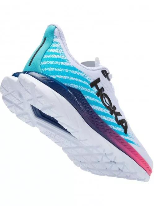 Hoka MACH 5 női futócipő fehér színben 4