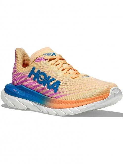 Hoka W'S Mach 5 női aszfalt futócipő narancssárga színben 2