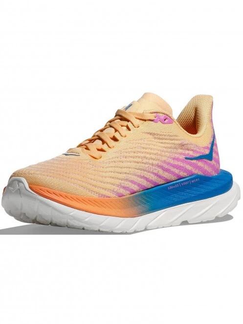 Hoka W'S Mach 5 női aszfalt futócipő narancssárga színben 3