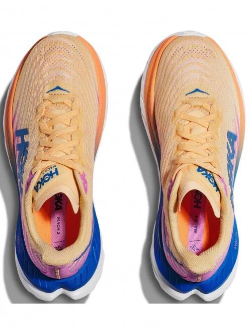 Hoka W'S Mach 5 női aszfalt futócipő narancssárga színben 7