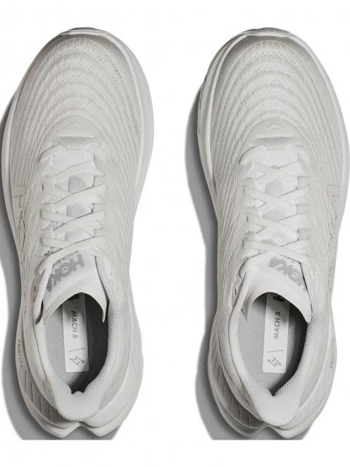 Hoka Mach 5 női aszfalt futócipő fehér színben 7