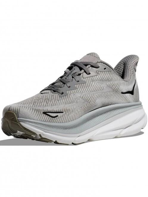 Hoka M'S Clifton 9 férfi aszfalt futócipő szürke színben 3