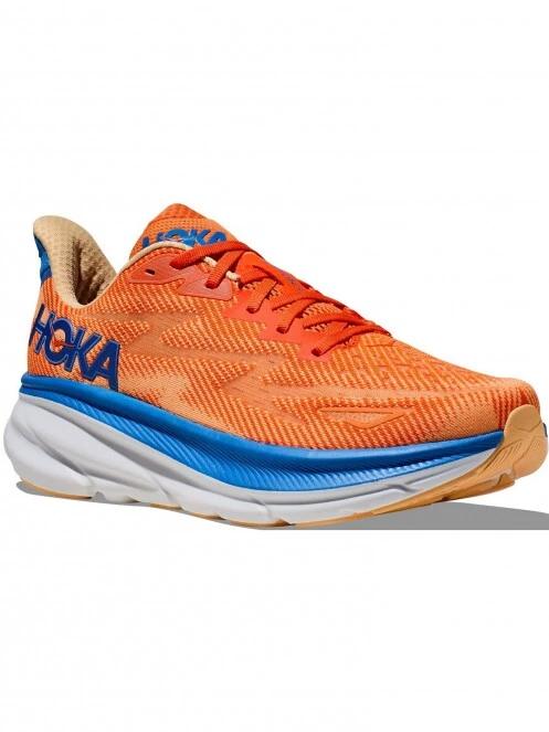 Hoka M'S Clifton 9 férfi aszfalt futócipő narancssárga színben 2