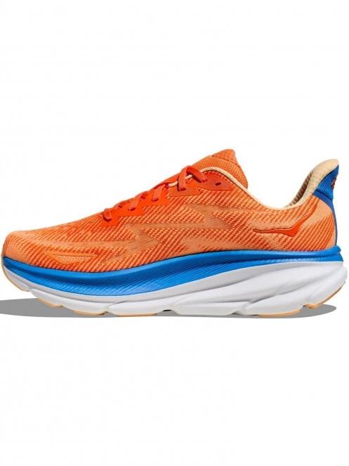 Hoka M'S Clifton 9 férfi aszfalt futócipő narancssárga színben 5