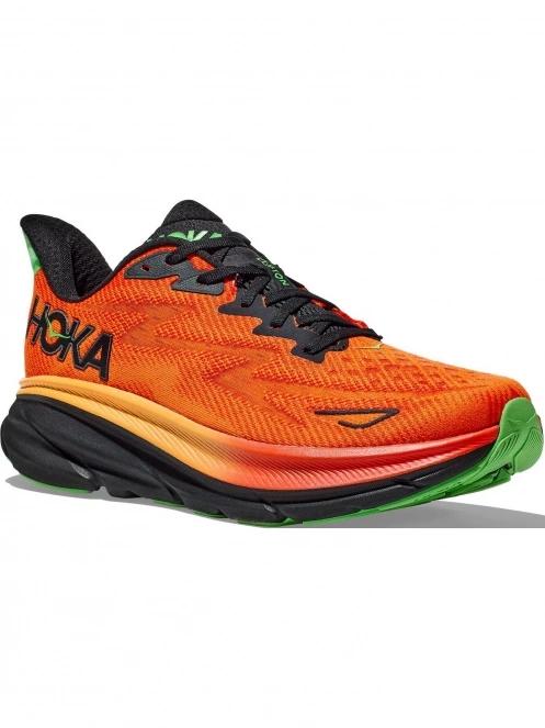 Hoka Clifton 9 férfi futócipő narancssárga színben 2