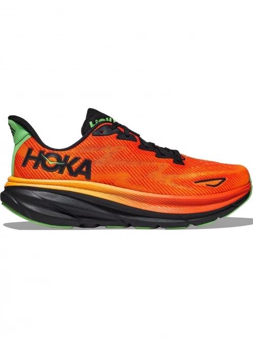 Hoka Clifton 9 férfi futócipő narancssárga színben 4