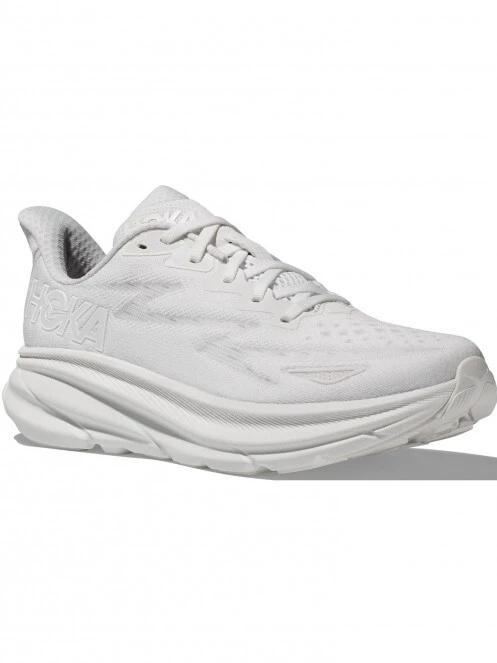 Hoka W'S Clifton 9 női aszfalt futócipő fehér színben 2