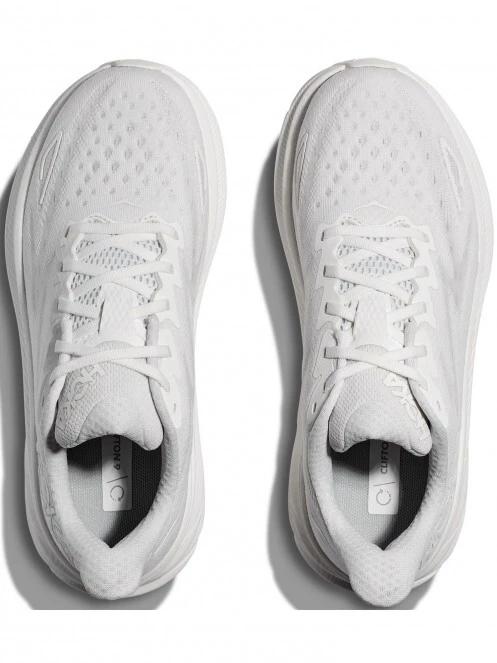 Hoka W'S Clifton 9 női aszfalt futócipő fehér színben 3