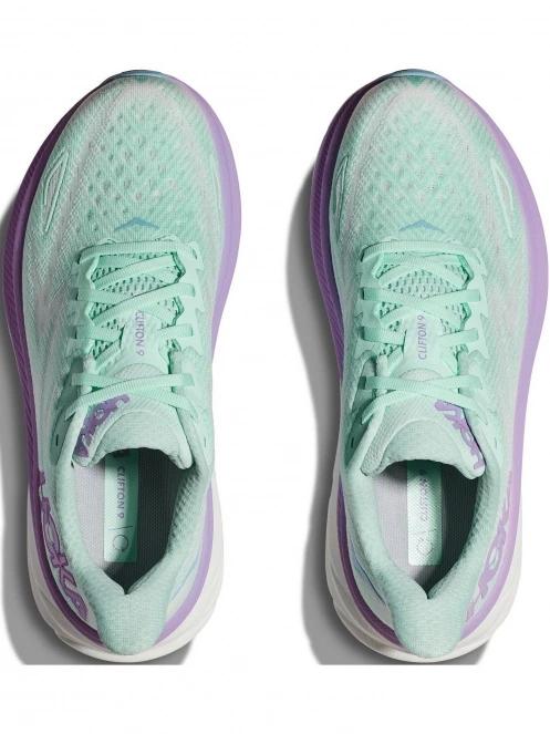 Hoka Clifton 9 női futócipő világoskék színben 8