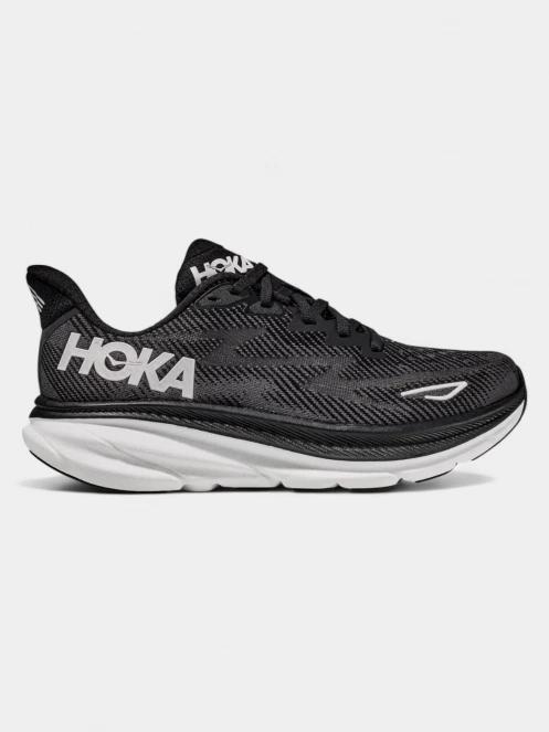 Hoka Clifton 9 női aszfalt futócipő fekete színben 3