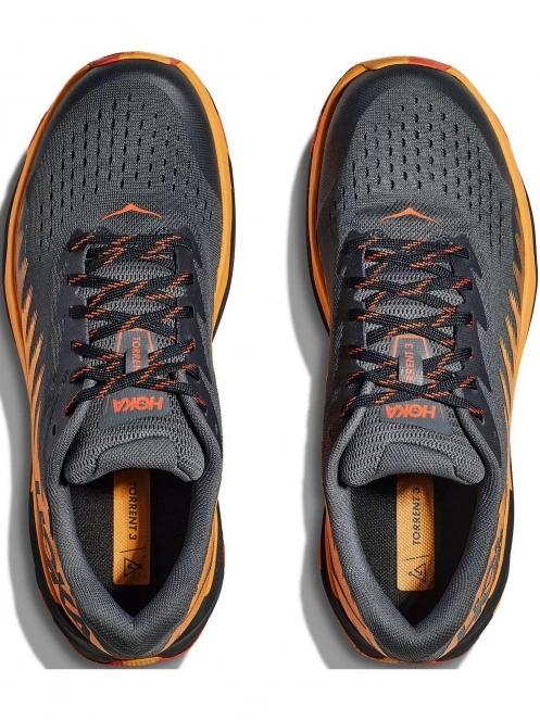 Hoka Torrent 3 férfi terepfutó cipő fekete színben 8