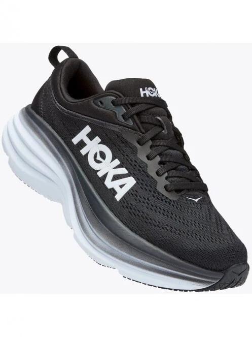 Hoka BONDI 8 női futócipő fekete színben 2