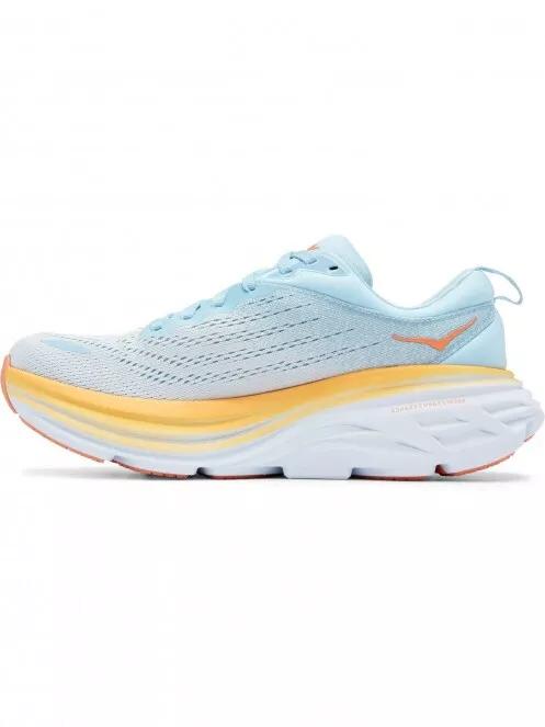Hoka BONDI 8 női futócipő világoskék színben 4