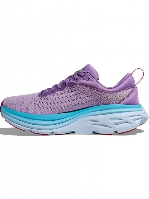 Hoka W'S Bondi 8 női terepfutó cipő lila színben 5