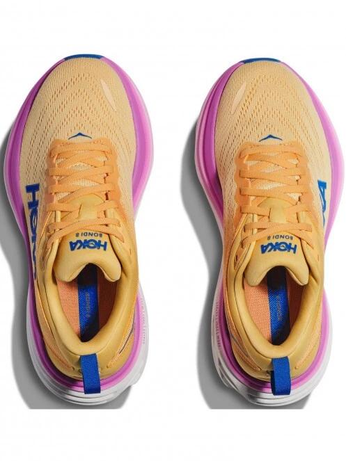 Hoka W'S Bondi 8 női terepfutó cipő narancssárga színben 6