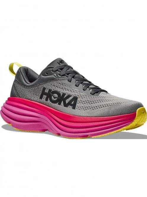 Hoka Bondi 8 női terepfutó cipő rózsaszín színben 2