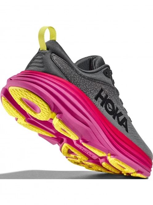 Hoka Bondi 8 női terepfutó cipő rózsaszín színben 6