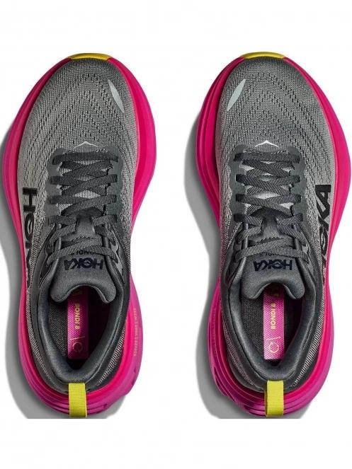 Hoka Bondi 8 női terepfutó cipő rózsaszín színben 8