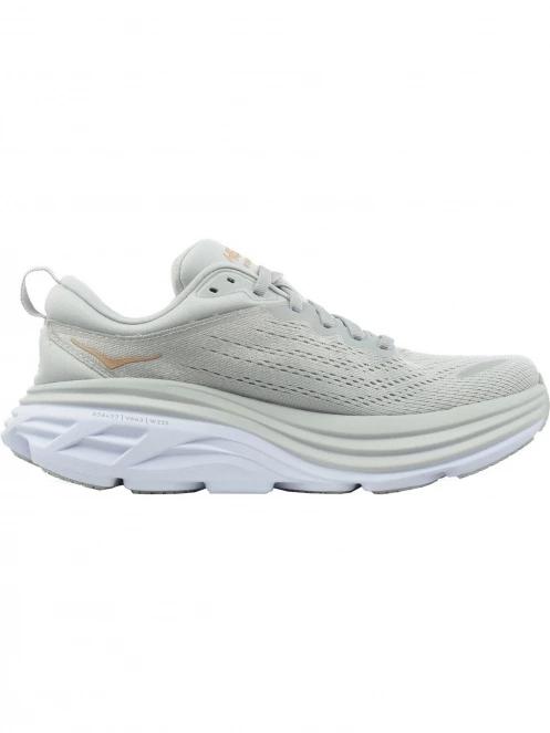Hoka Bondi 8 női terepfutó cipő szürke színben 4