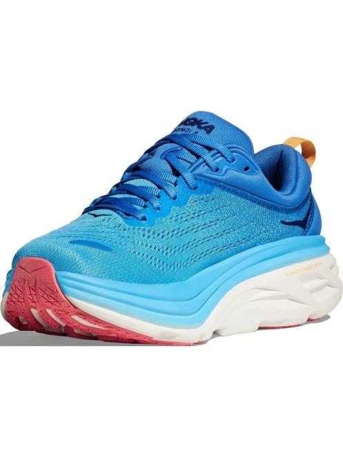 Hoka Bondi 8 női aszfalt futócipő kék színben 5